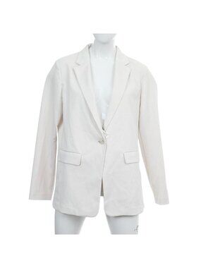 NWT Uniqlo UV Cut Jersey Blazer Off White Large Lightweight Women